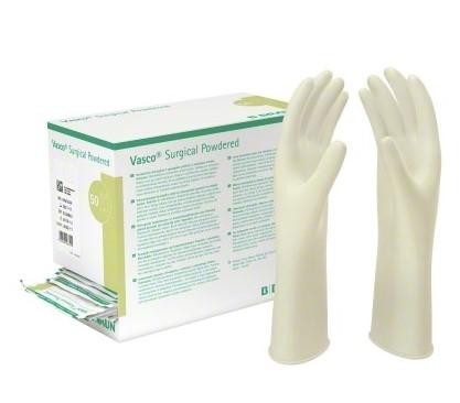 RĘKAWICE CHIRURGICZNE PUDROWANE 6.5 VASCO SURGICAL B.BRAUN