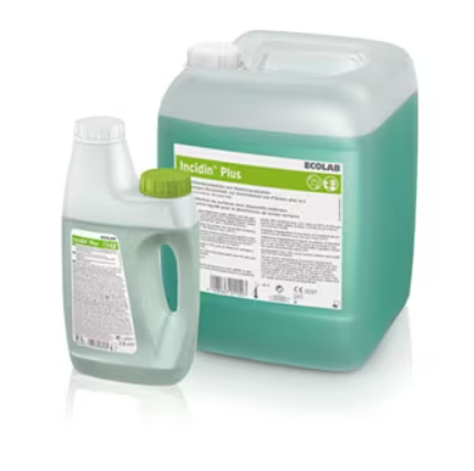INCIDIN PLUS 2L ECOLAB - benzaldehydowy koncentrat do mycia i dezynfekcji szpitalnej
