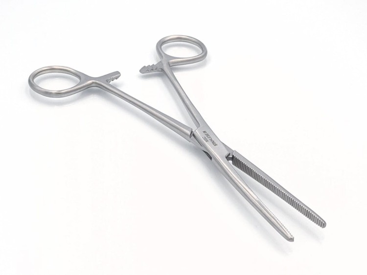KLESZCZE NACZYNIOWE ANATOMICZNE PEAN PROSTE 180mm