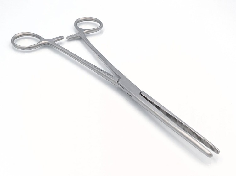 KLESZCZE NACZYNIOWE ANATOMICZNE PEAN PROSTE 240mm