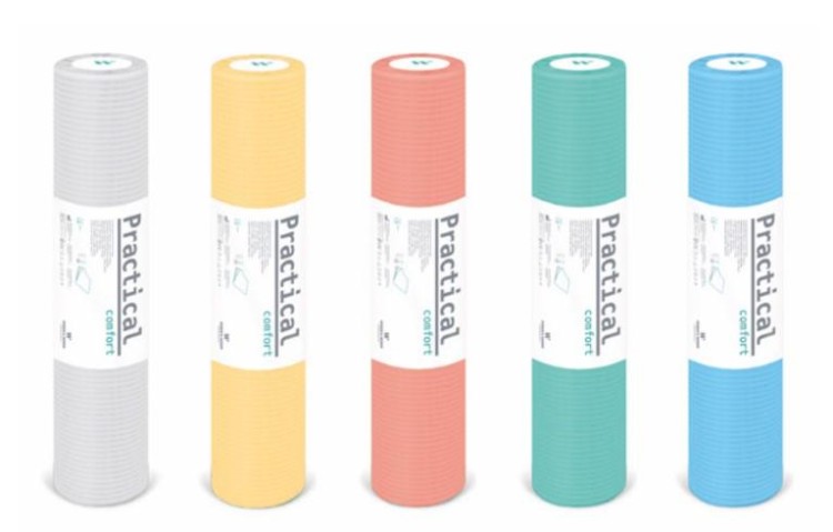 PODKŁAD MEDYCZNY PODFOLIOWANY 50x80cm, 3-WARSTWY PRACTICAL COMFORT BIAŁY