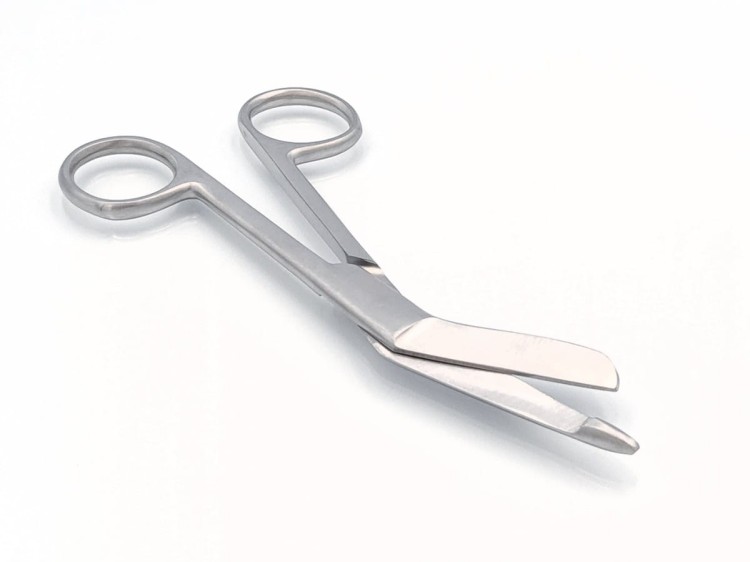 NOŻYCZKI OPATRUNKOWE Z KULKĄ LISTER 140MM