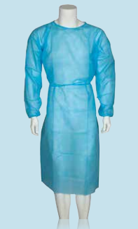 FARTUCH OCHRONNY WŁÓKNINOWY KOSMETYCZNY JEDNORAZOWY GUMKA XL - 10szt