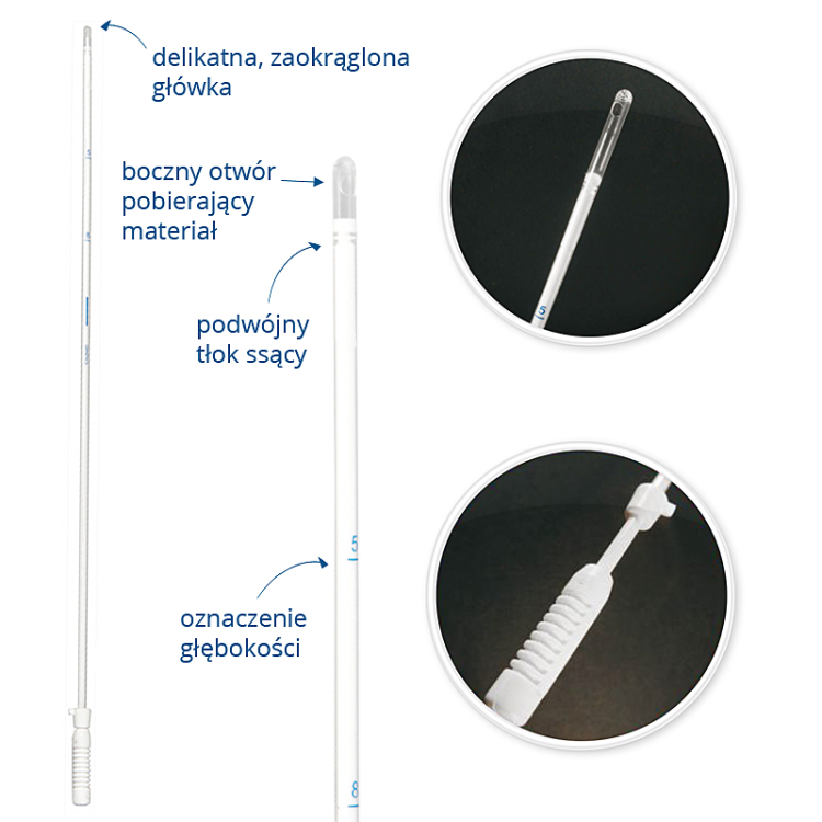 PROBET - BIOPSJA HISTOLOGICZNA ENDOMETRIUM - Aspirator ssący do biopsji endometrium