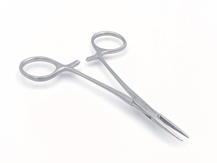 KLESZCZYK NACZYNIOWY ANATOMICZNY HALSTEAD-MOSQUITO PROSTY 130mm