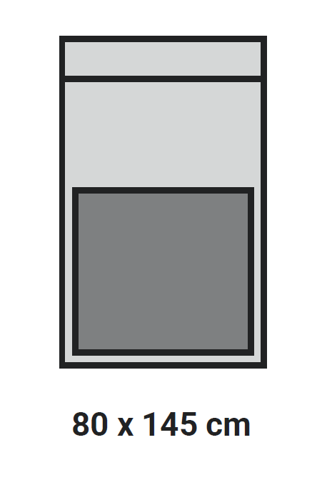 OSŁONA STERYLNA NA STOLIK MAYO 145cm x 80 cm