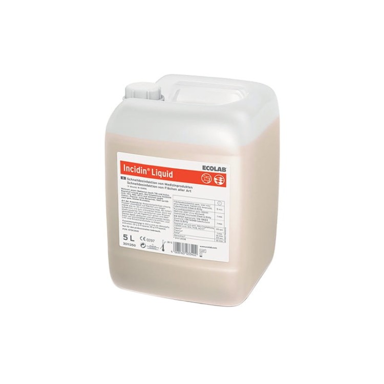INCIDIN LIQUID SPRAY 5L - alkoholowy, bezzapachowy preparat do dezynfekcji powierzchni wyrobów medycznych