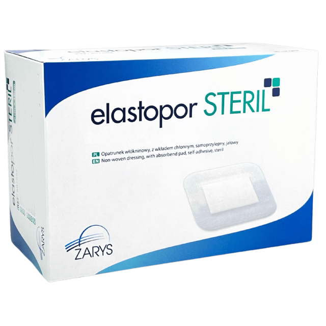 SAMOPRZYLEPNY OPATRUNEK STERYLNY Z WKŁADEM CHŁONNYM 10cmx20cm 25 szt.