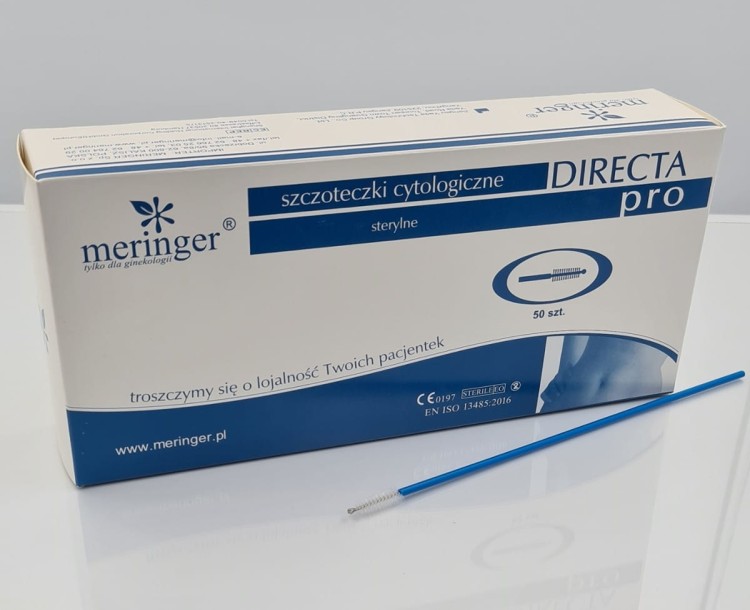 SZCZOTECZKA CYTOLOGICZNA DIRECTA PRO 2 SPIRALA Z  KULKĄ