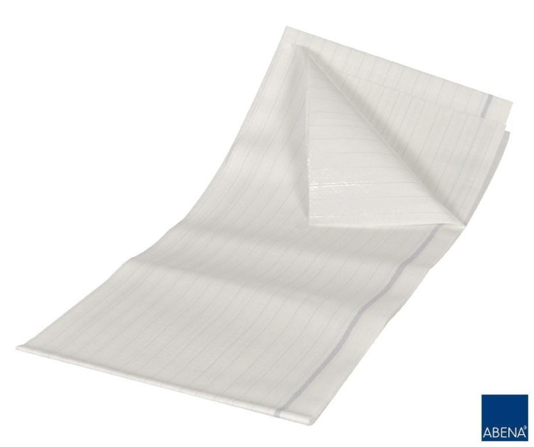 PRZEŚCIERADŁO WZMOCNIONE CHŁONNE 80x170cm WZMOCNIONE NIESTERYLNE ABRI-BED LIGHT  ABENA 25 szt.