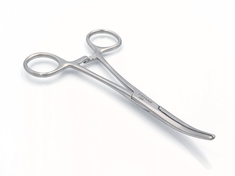 KLESZCZE NACZYNIOWE ANATOMICZNE PEAN ODGIĘTE 160mm