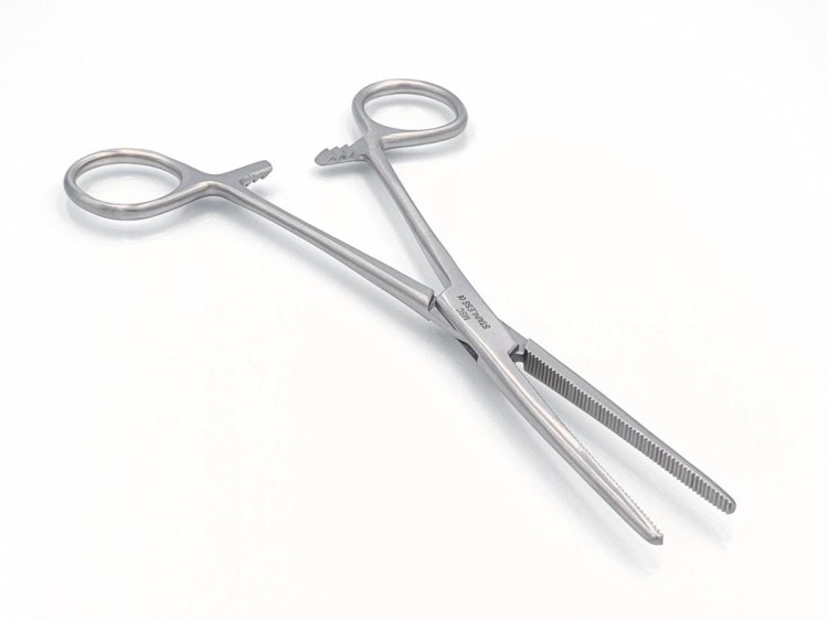 KLESZCZE NACZYNIOWE ANATOMICZNE PEAN PROSTE 160mm N 17-252