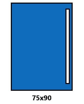 SERWETA STERYLNA OPERACYJNA / ZABIEGOWA 75x90cm Z PRZYLEPCEM NEOSET