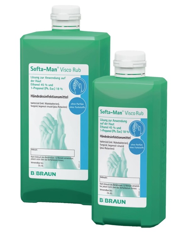 SOFTA-MAN VISCORUB 500 ML - Żel do dezynfekcji rąk o wrażliwej skórze