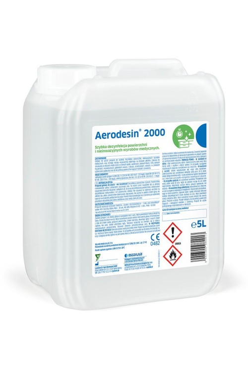AERODESIN 2000 5L preparat do szybkiej dezynfekcji powierzchni oraz wyrobów medycznych