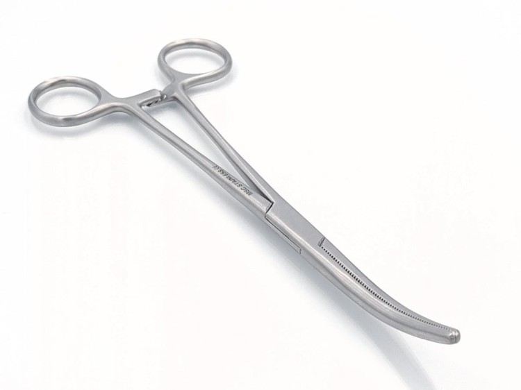 KLESZCZE NACZYNIOWE ANATOMICZNE PEAN ODGIĘTE 200mm  N 17-264