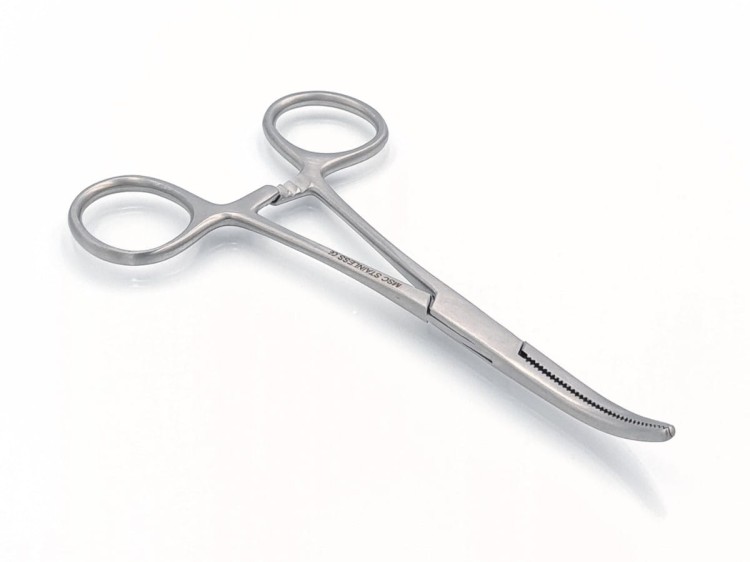 KLESZCZE NACZYNIOWE ANATOMICZNE PEAN ODGIĘTE 140mm