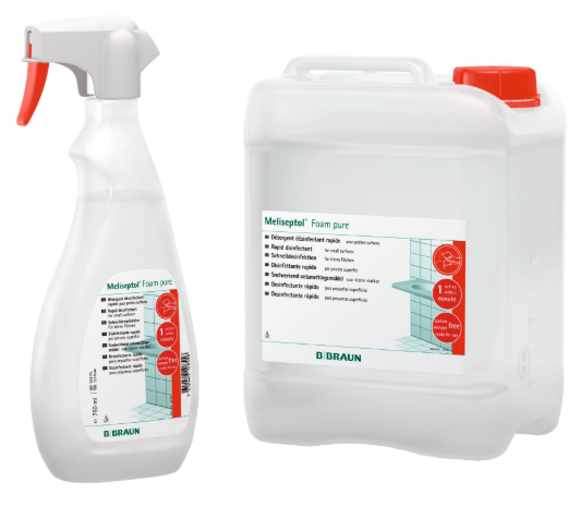 MELISEPTOL FOAM PURE 750ML- pianka do szybkiej dezynfekcji powierzchni wrażliwych na działanie alkoholi