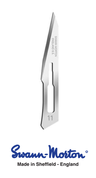 OSTRZA SWANN-MORTON NR 11      A'100 SZTUK