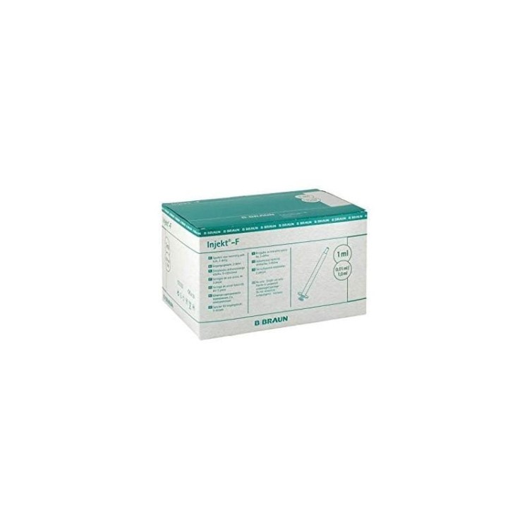 STRZYKAWKA 1ML 2 CZĘŚCIOWA LUER SOLO B.BRAUN - 100 szt