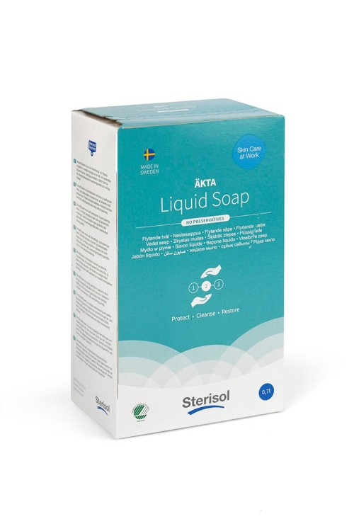 STERISOL LIQUID SOAP 700ml WKŁAD DO DOZOWNIKA - emulsja do higienicznego mycia rąk i mycia rąk przed chirurgiczną dezynfekcją rąk