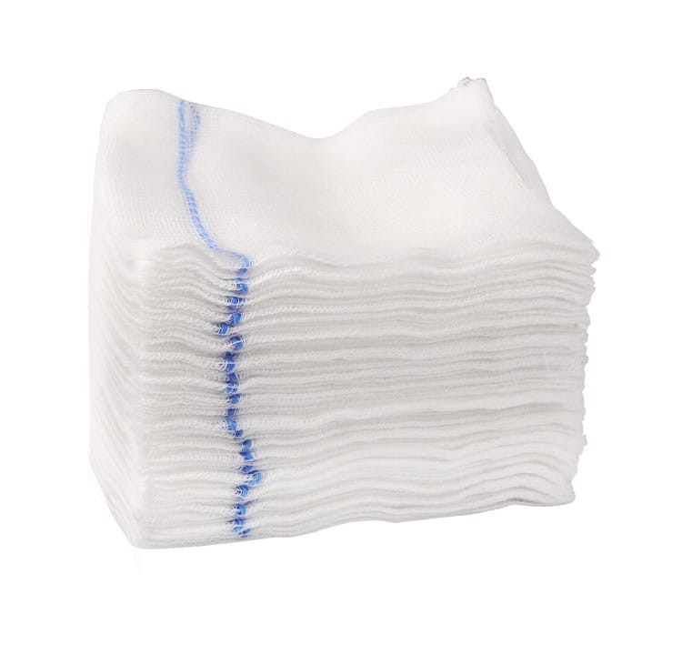 KOMPRESY GAZOWE NIESTERYLNE 13Nitek 8Warstw 10*10CM A'100SZT TZMO