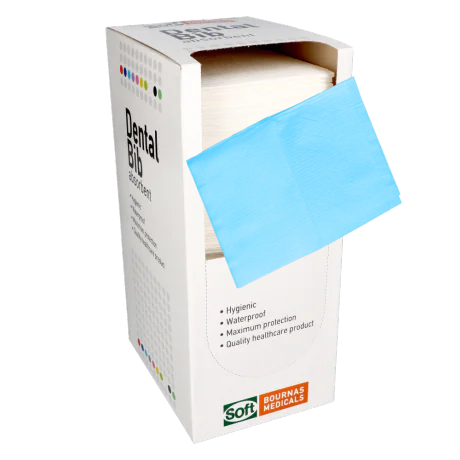 SERWETY STOMATOLOGICZNE PODKŁADY GINEKOLOGICZNE  33x45cm 125 szt NIEBIESKIE