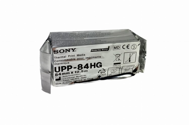 PAPIER DO VIDEOPRINTERA SONY 84 UPP 84-HG WYSOKI POŁYSK I KONTRAST