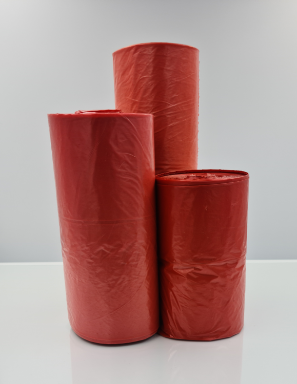 WORKI LDPE  CZERWONE  120L, A'25 SZT.