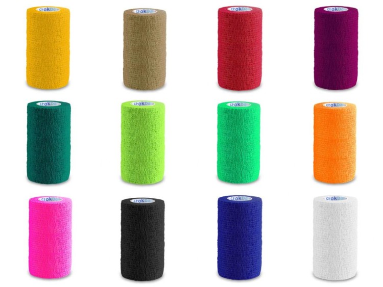 STOKBAN 5,0 CM*4,5 M SAMOPRZYLEPNY BANDAŻ ELASTYCZNY MIX KOLORÓW A'12 SZT.