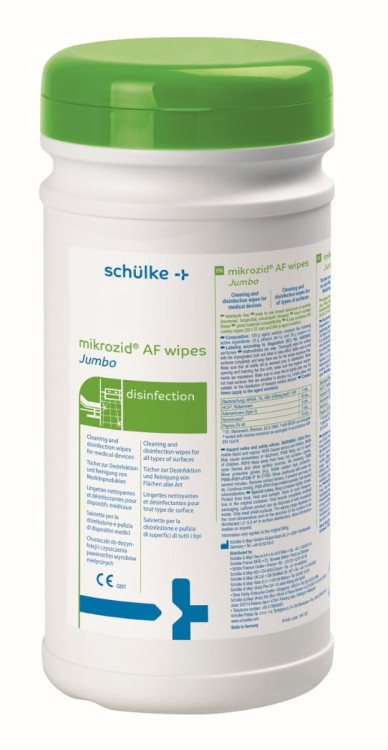 MIKROZID AF WIPES JUMBO CHUSTECZKI PUSZKA 200 SZT SCHULKE