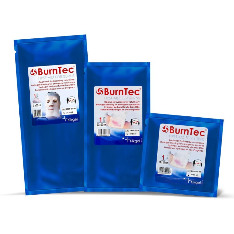 BURNTEC - HYDROŻELOWY OPATRUNEK NA OPARZENIA 22x28 cm