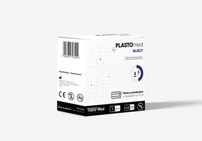 PLASTERY POINIEKCYJNE  PLASTOMED INJECT  4cm x 5mb - taśma 250 szt