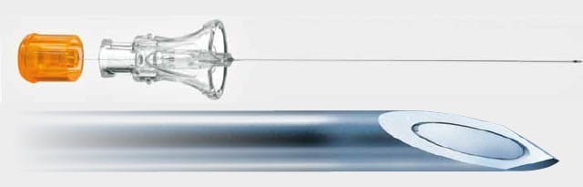 SPINOCAN IGŁA DO ZNIECZULEŃ PODPAJĘCZYNÓWKOWYCH 0,77x88mm 22G  BBRAUN
