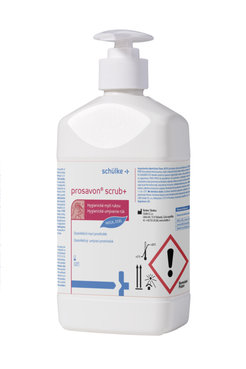 PROSAVON SCRUB 500ml Z POMPKĄ - Środek do chirurgicznego mycia rąk oraz odkażającego higienicznego mycia rąk