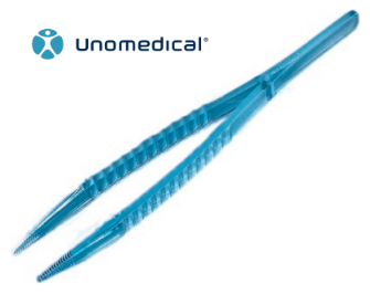 PINCETA PĘSETA JEDNORAZOWA STERYLNA 140 mm  UNOMEDICAL