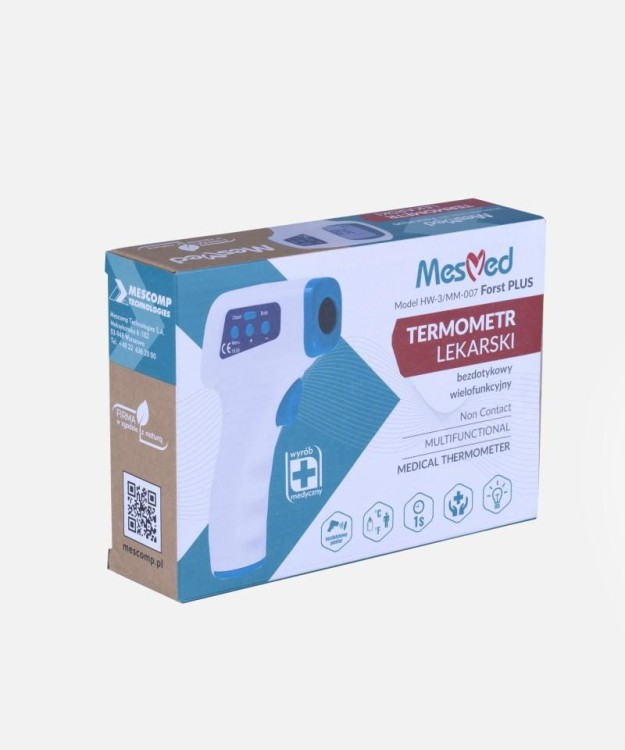 TERMOMETR ELEKTRONICZNY BEZDOTYKOWY MESCOMP  MM 007 FORST PLUS
