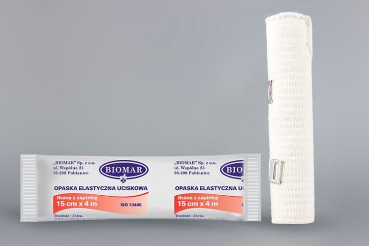 OPASKA ELASTYCZNA Z ZAPINKĄ 15cm*4m BIOMAR