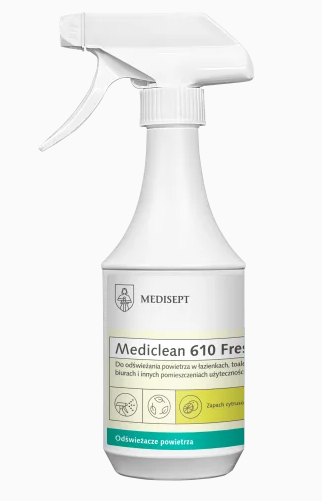 MEDICLEAN MC610 500ml - Cytryna Odświeżacz powietrza do łazienek, toalet, biur i innych pomieszczeń użyteczności publicznej