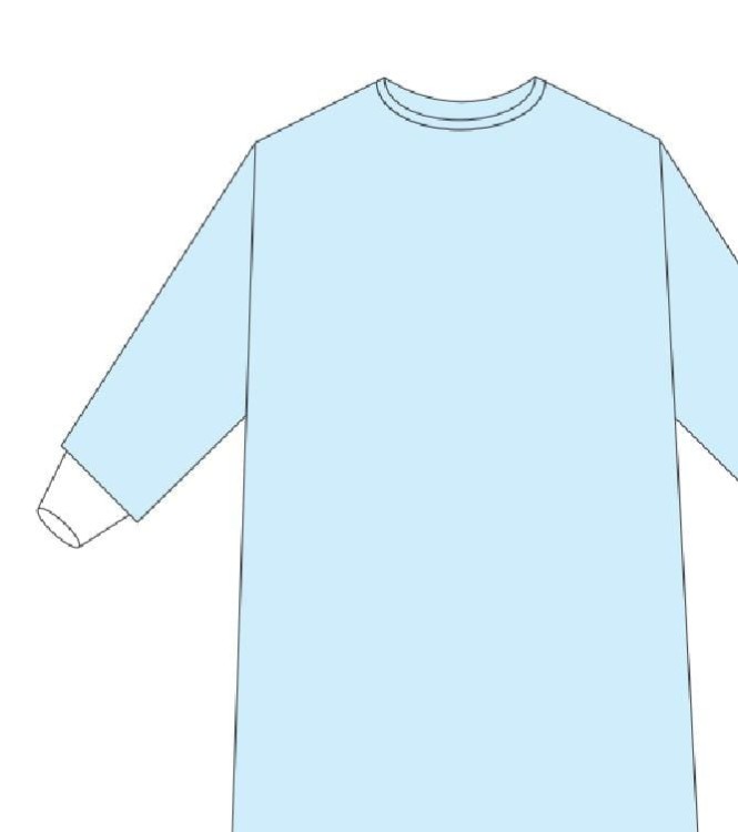 FARTUCH CHIRURGICZNY JAŁOWY STANDARD SMS  L  ALPHATEX