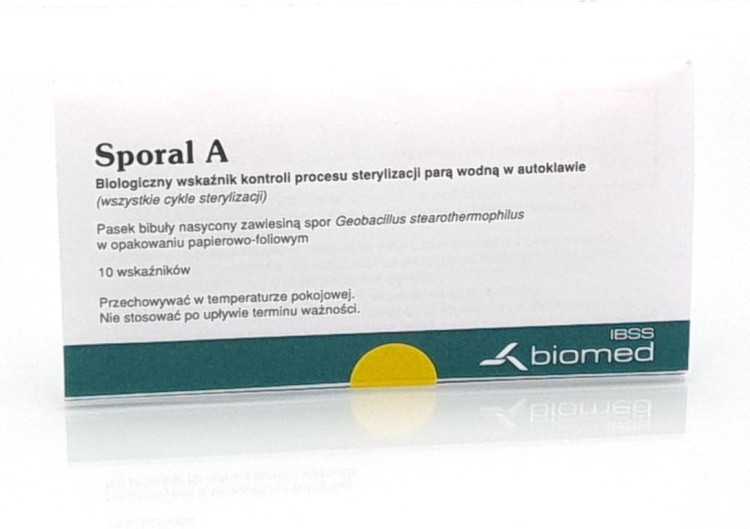 WSKAŹNIKI DO STERYLIZACJI PAROWEJ DO AUTOKLAWU - SPORAL A - 10SZT BIOMED