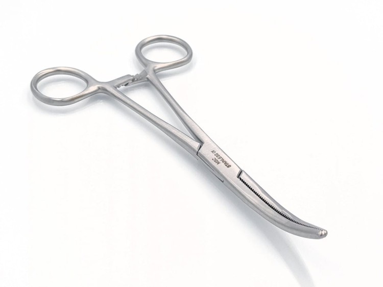 KLESZCZE NACZYNIOWE ANATOMICZNE PEAN ODGIĘTE 180mm