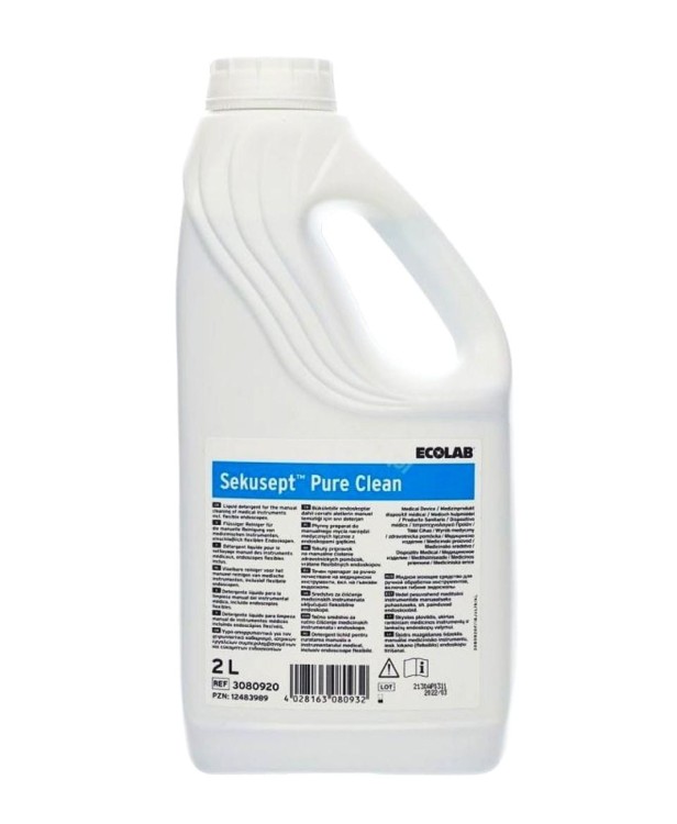SEKUSEPT PURE CLEAN 2L - preparat do ręcznego mycia i czyszczenia wstępnego instrumentów medycznych, endoskopów giętkich