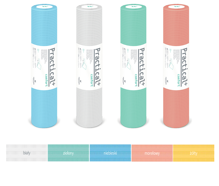 PODKŁAD MEDYCZNY PODFOLIOWANY 50x50cm, 3-WARSTWY PRACTICAL COMFORT NIEBIESKI