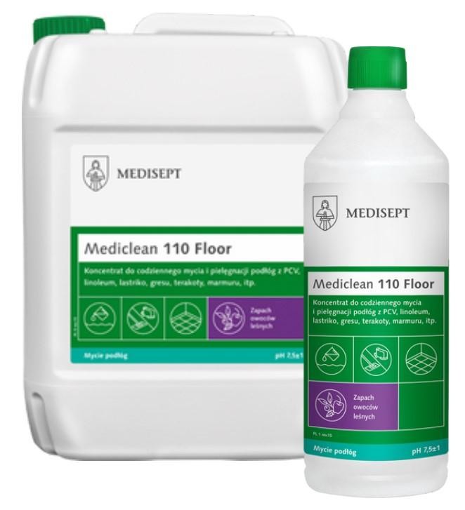 MEDICLEAN MC110 1L - koncentrat do codziennego mycia i pielęgnacji podłóg z PCV, linoleum, lastriko, gresu, terakoty, marmuru.