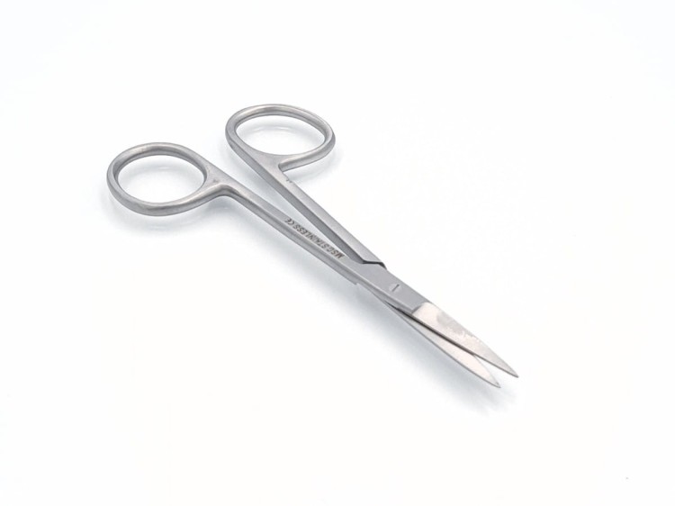 NOŻYCZKI CHIRURGICZNE PROSTE KOŃCE OSTRE 115mm