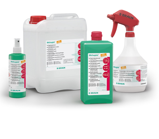 MELISEPTOL NEW FORMULA 5L - Szybka dezynfekcja powierzchni odpornych na działanie alkoholi