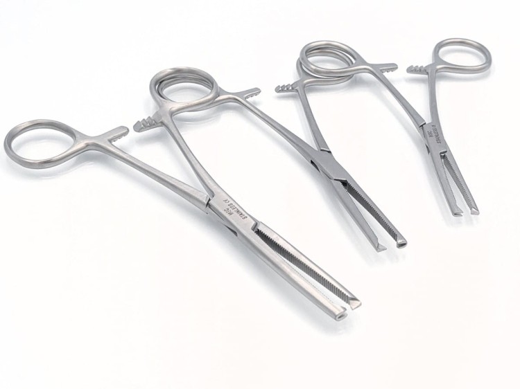 KLESZCZE NACZYNIOWE KOCHER - PROSTE 130mm