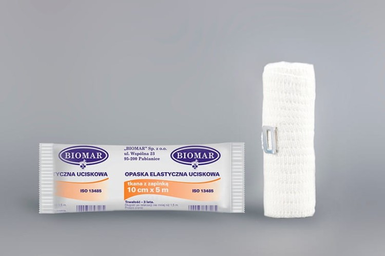 OPASKA ELASTYCZNA Z ZAPINKĄ 10cm*5m BIOMAR