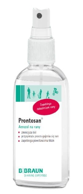 PRONTOSAN WOUND 75ML - przyspiesza gojenie, zmniejsza odczuwanie bólu, redukuje powstawanie blizn oraz zapobiega zakażeniom rany